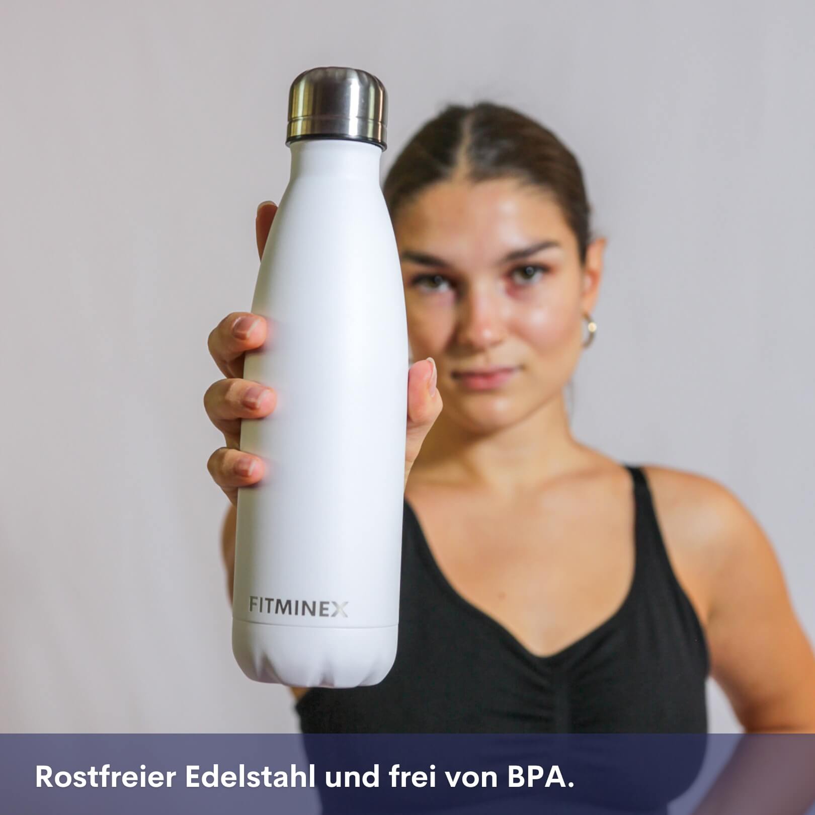 FITMINEX Trinkflasche Edelstahl