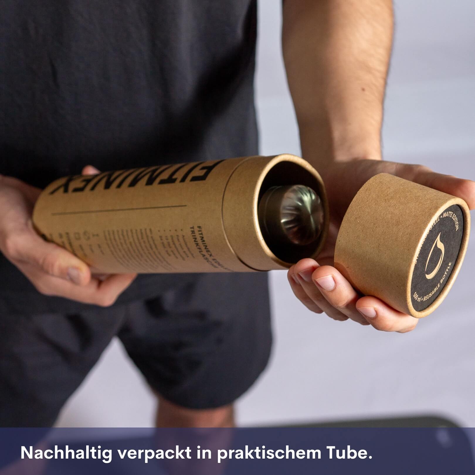 FITMINEX Trinkflasche Edelstahl